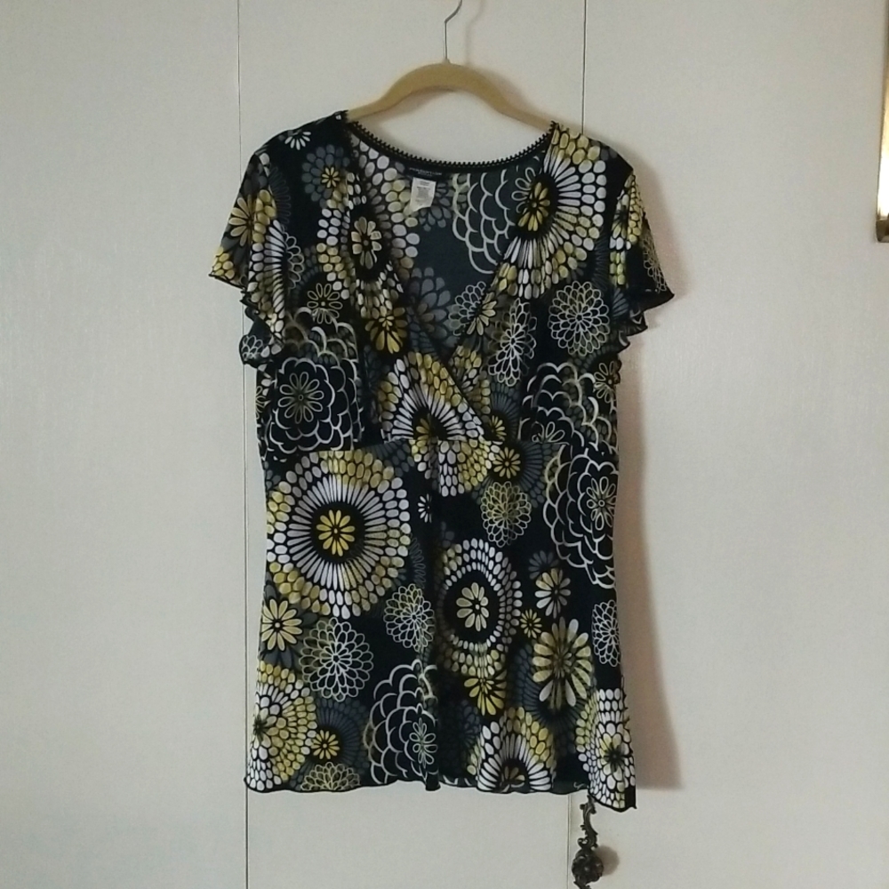 Plus size casual top 2X